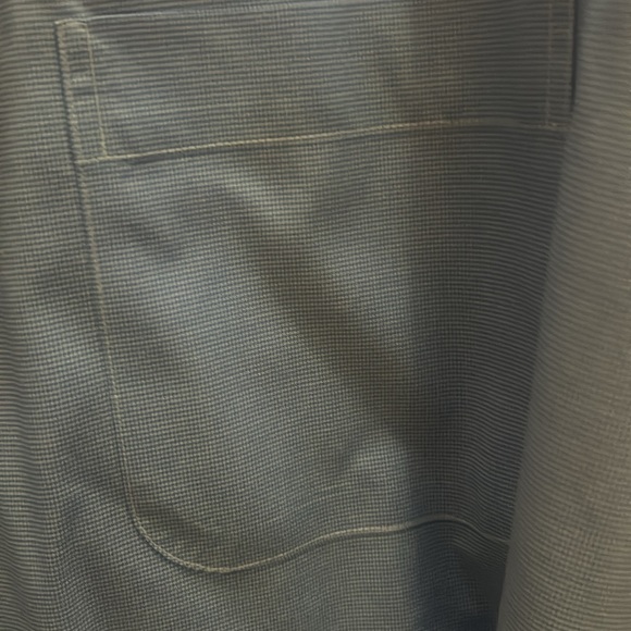 Jos. A. Bank long sleeve button up shirt size 18 - 34 white & blue - Picture 3 of 6